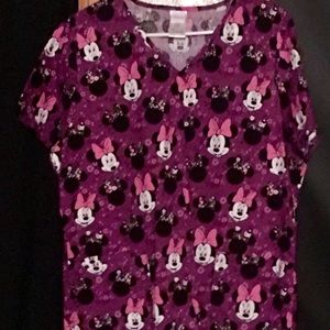 Disney Scrub Top